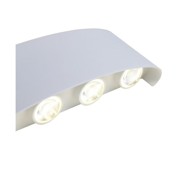 ST LUCE SL089.501.08 Светильник уличный настенный ST-Luce Белый кварцевый LED 8*1W 4000K, изображение 2