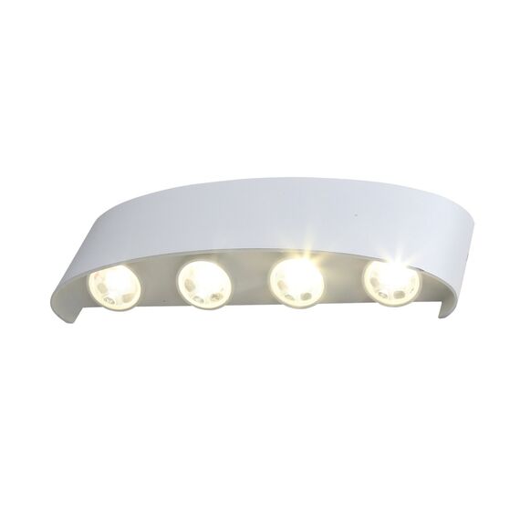 ST LUCE SL089.501.08 Светильник уличный настенный ST-Luce Белый кварцевый LED 8*1W 4000K, изображение 7