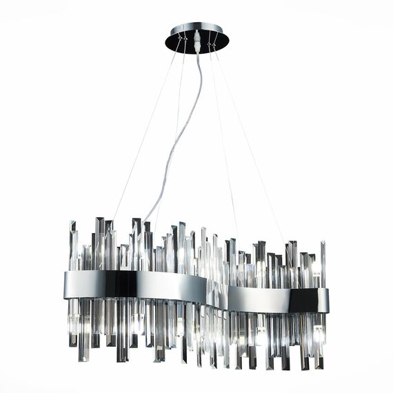 ST LUCE SL1160.113.12 Светильник подвесной ST-Luce Хром/Хром, Прозрачный G9 12*5W, изображение 6