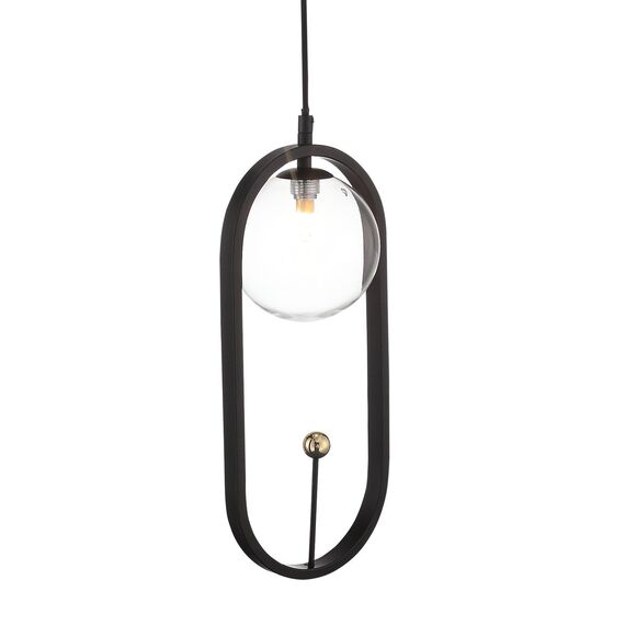 ST LUCE SL1201.403.01 Подвес ST-Luce Черный/Прозрачный G9 1*5W, изображение 2
