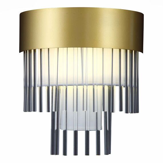ST LUCE SL1352.201.01 Бра ST-Luce Золотистый/Белый, Прозрачный E14 1*40W, изображение 6
