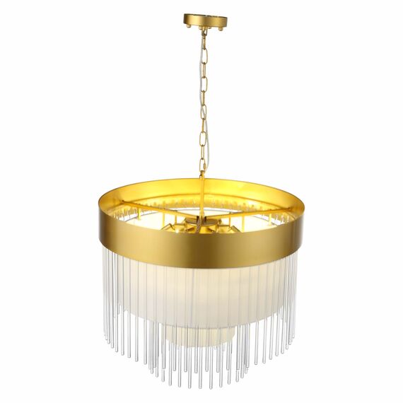ST LUCE SL1352.203.09 Люстра подвесная ST-Luce Золотистый/Белый, Прозрачный E14 9*40W, изображение 3