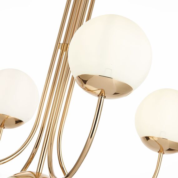 ST LUCE SL1504.203.05 Люстра подвесная ST-Luce Французское золото/Белый E27 5*60W, изображение 2