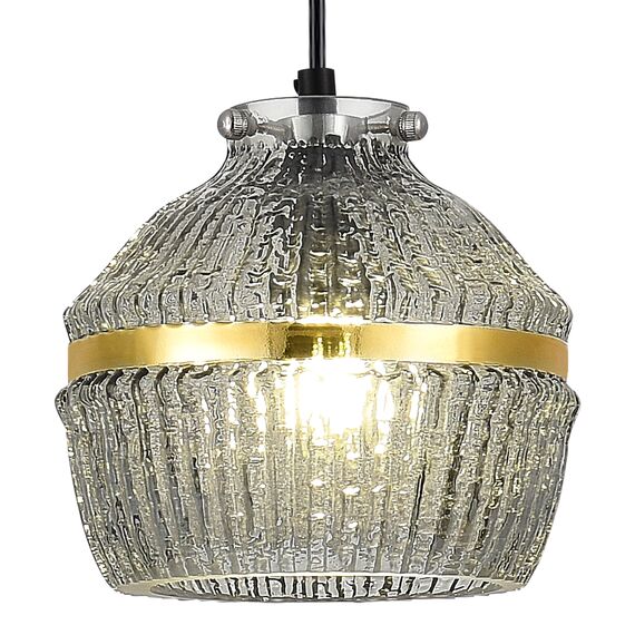 ST LUCE SL1661.413.01 Светильник подвесной ST-Luce Черный/Дымчатый E27 1*40W, изображение 2