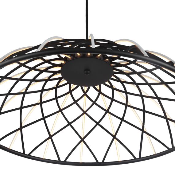 ST LUCE SL6016.403.01 Светильник подвесной ST-Luce Черный/Черный LED 1*20W 3000K, изображение 3