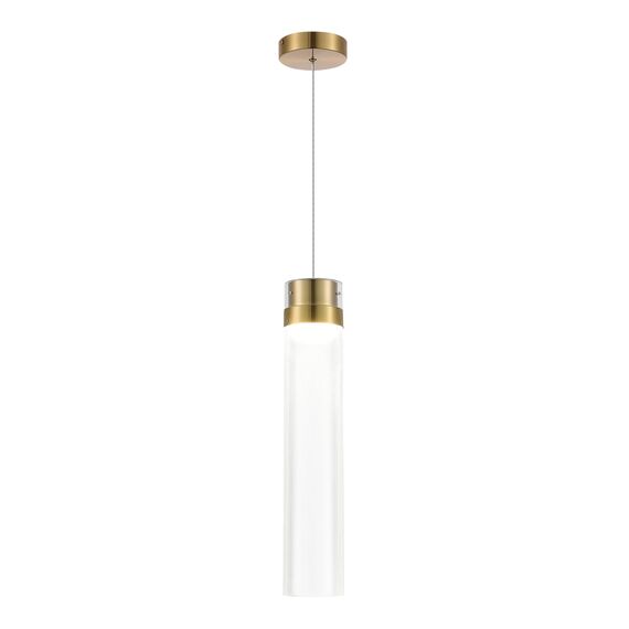 ST LUCE SL6236.303.01 Светильник подвесной ST-Luce Латунь/Прозрачный LED 1*12W 4000K