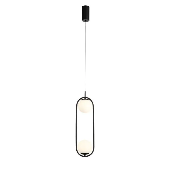 ST LUCE SL395.403.02 Подвес ST-Luce Черный/Белый LED 2*8W 4000K