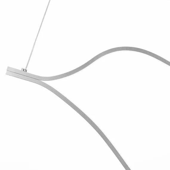 ST LUCE SL6106.103.65 Светильник подвесной ST-Luce Никель/Белый LED 1*65W 4000K, изображение 2