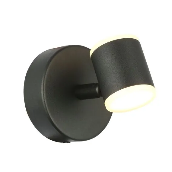 ST LUCE SL1597.401.01 Светильник настенный ST-Luce Черный/Белый LED 1*6W 3000K