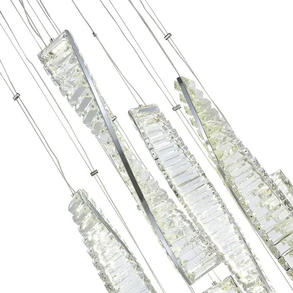 ST LUCE SL6205.103.09 Светильник подвесной ST-Luce Хром/Прозрачный LED 1*99W 4000K, изображение 2