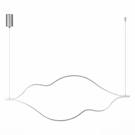 ST LUCE SL6106.103.56 Светильник подвесной ST-Luce Никель/Белый LED 1*56W 4000K