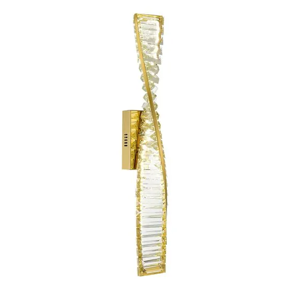 ST LUCE SL6205.301.01 Светильник настенный ST-Luce Латунь/Прозрачный LED 1*13W 4000K