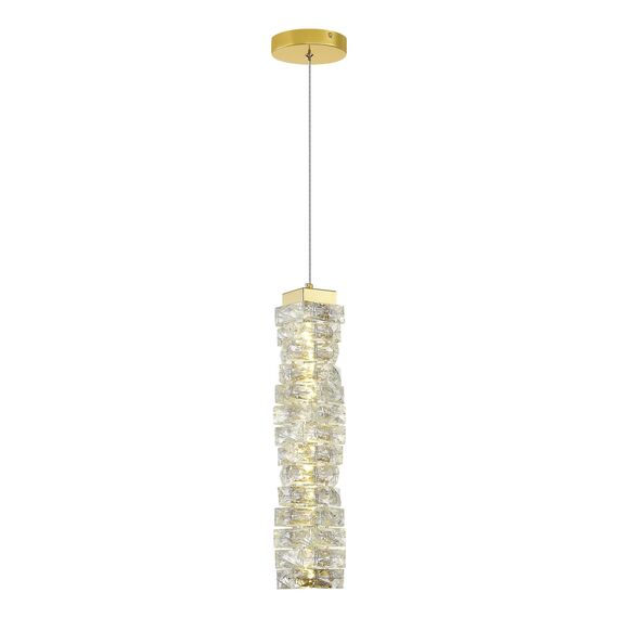 ST LUCE SL6010.203.15 Подвес ST-Luce Золотистый/Прозрачный LED 1*15W