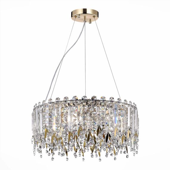 ST LUCE SL1655.203.06 Люстра подвесная ST-Luce Золотистый/Прозрачный E14 6*40W
