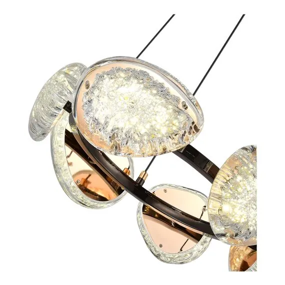 ST LUCE SL6018.203.48 Светильник подвесной ST-Luce Черный/Золотистый LED 1*48W 4000K, изображение 2