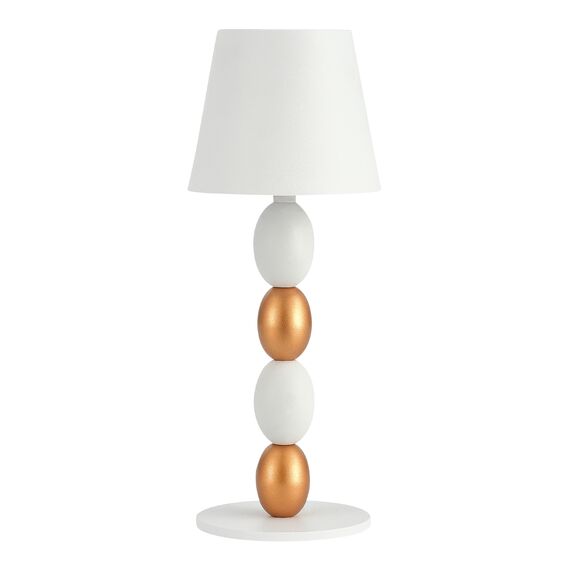 ST LUCE SL1011.514.01 Прикроватная лампа ST-Luce Белый, Золотистый/Белый LED 1*3W 3000-6000K
