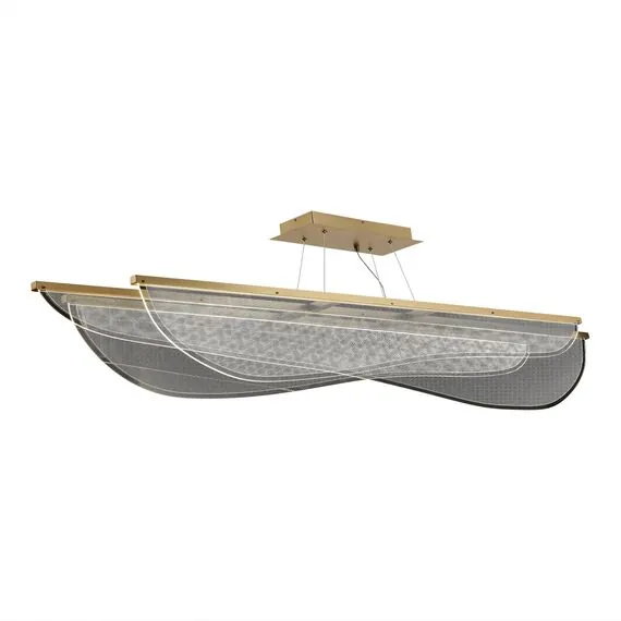 ST LUCE SL6509.223.01 Светильник подвесной ST-Luce Золотистый/Прозрачный LED 1*60W 4000K, изображение 2