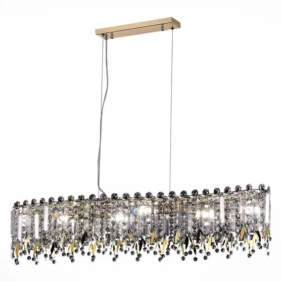ST LUCE SL1655.213.06 Люстра подвесная ST-Luce Золотистый/Прозрачный E14 6*40W, изображение 2