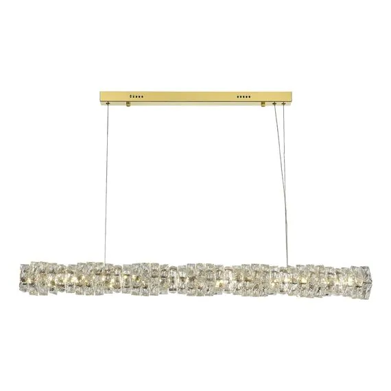 ST LUCE SL6010.203.30 Светильник подвесной ST-Luce Золотистый/Прозрачный LED 1*30W, изображение 3
