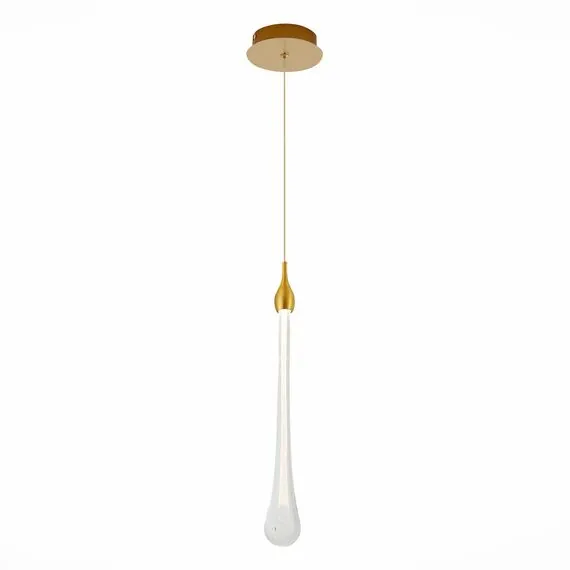 ST LUCE SL6103.203.01 Подвес ST-Luce Золотистый/Прозрачный LED 1*3W 4000K