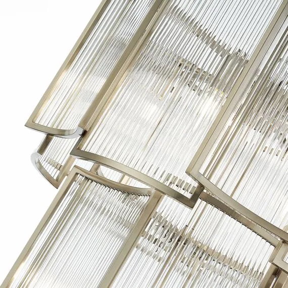ST LUCE SL1234.103.08 Люстра подвесная ST-Luce Никель/Прозрачный, Никель E14 8*60W, изображение 6