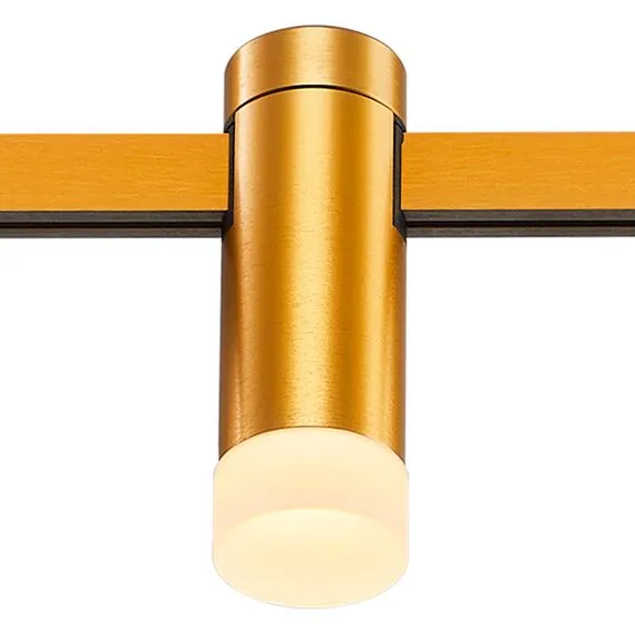 ST LUCE ST812.206.03 Магнитный трековый светильник FARM Золотистый LED 1*3W 3000K 93Lm Ra90 120 IP20 D29xH90, изображение 3