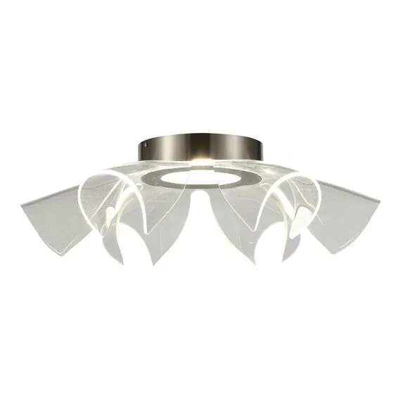 ST LUCE SL6235.102.20 Светильник потолочный ST-Luce Никель/Прозрачный LED 1*20W 4000K, изображение 3