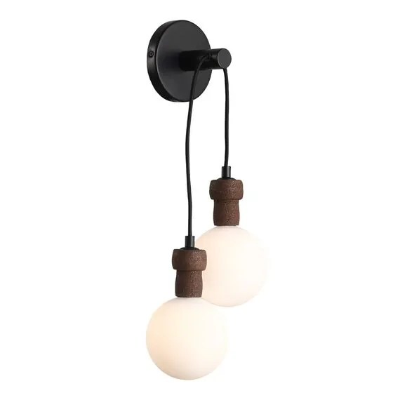 ST LUCE SL6226.411.02 Светильник настенный ST-Luce Черный/Белый G9 2*5W 4000K