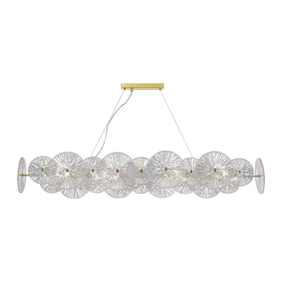ST LUCE SL1657.213.08 Люстра подвесная ST-Luce Золотистый/Прозрачный E14 8*40W, изображение 2