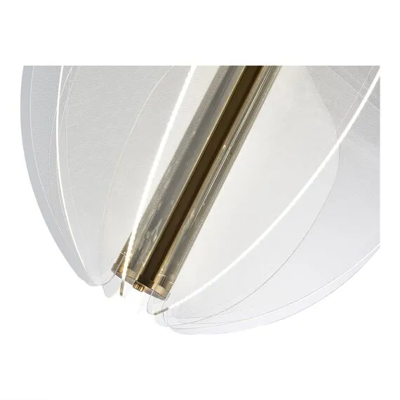 ST LUCE SL6509.203.01 Светильник подвесной ST-Luce Золотистый/Прозрачный LED 1*45W 4000K, изображение 3