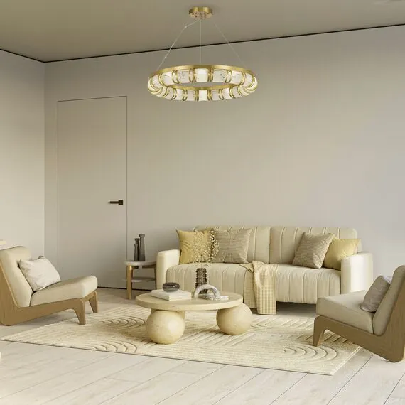 ST LUCE SL6011.303.01 Светильник подвесной ST-Luce Латунь/Прозрачный LED 1*50W, изображение 6