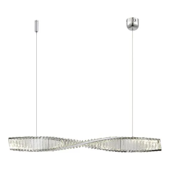 ST LUCE SL6205.123.01 Светильник подвесной ST-Luce Хром/Прозрачный LED 1*25W 4000K