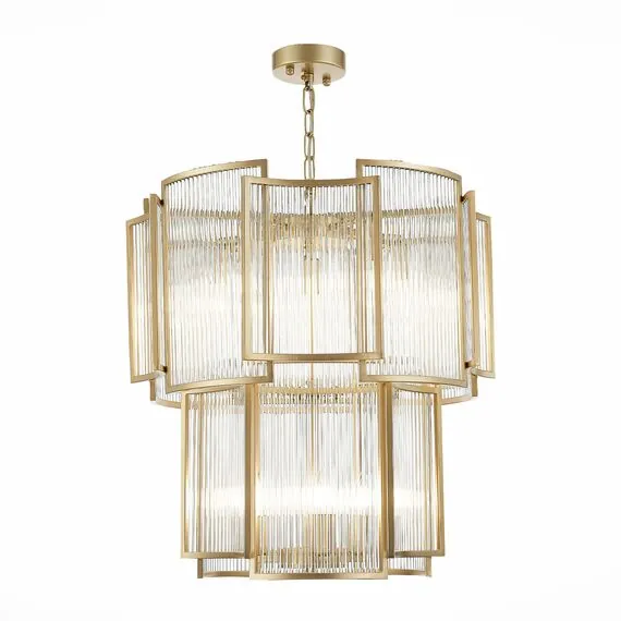 ST LUCE SL1234.203.08 Люстра подвесная ST-Luce Шампань/Прозрачный, Шампань E14 8*60W
