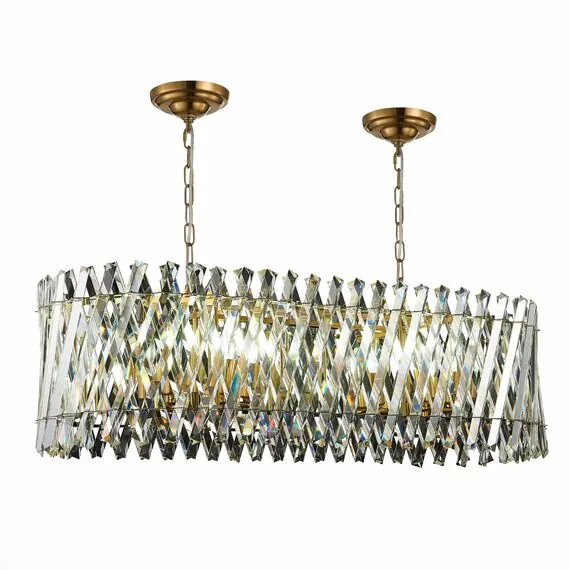 ST LUCE SL1170.303.12 Светильник подвесной ST-Luce Латунь/Прозрачный E14 12*40W, изображение 2