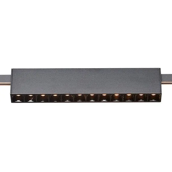 ST LUCE ST816.406.12 Магнитный трековый светильник FARM Черный LED 1*12W 3000K 609Lm Ra90 40 IP20 L232xW24xH, изображение 3