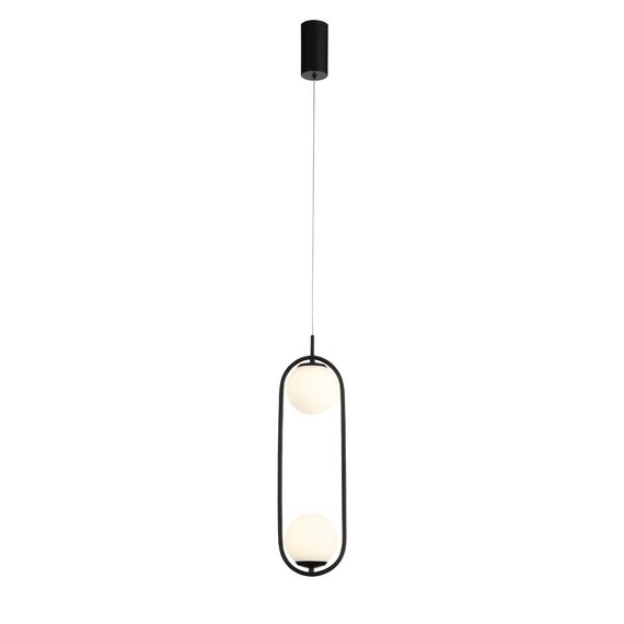 ST LUCE SL395.403.02 Подвес ST-Luce Черный/Белый LED 2*8W 4000K