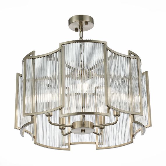ST LUCE SL1234.103.05 Люстра подвесная ST-Luce Никель/Прозрачный, Никель E14 5*60W, изображение 2