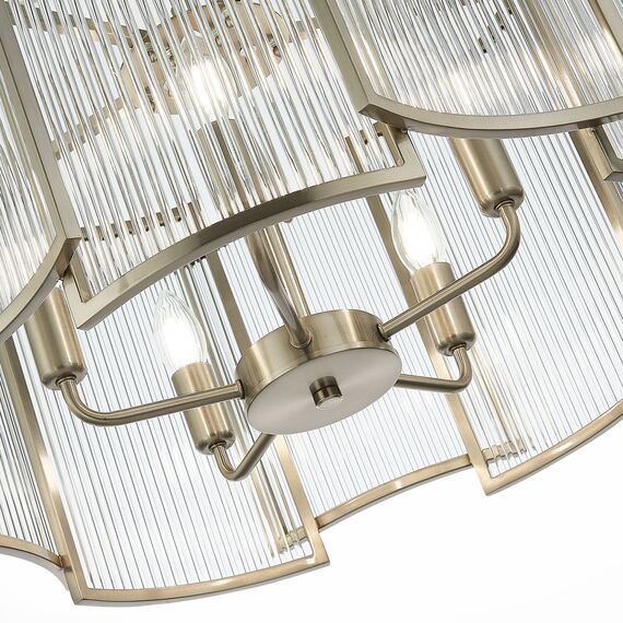 ST LUCE SL1234.103.05 Люстра подвесная ST-Luce Никель/Прозрачный, Никель E14 5*60W, изображение 6