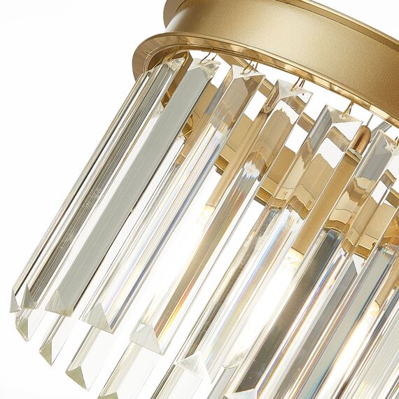 ST LUCE SL1624.203.01 Светильник подвесной ST-Luce шампань/прозрачный E14 1*40W, изображение 2