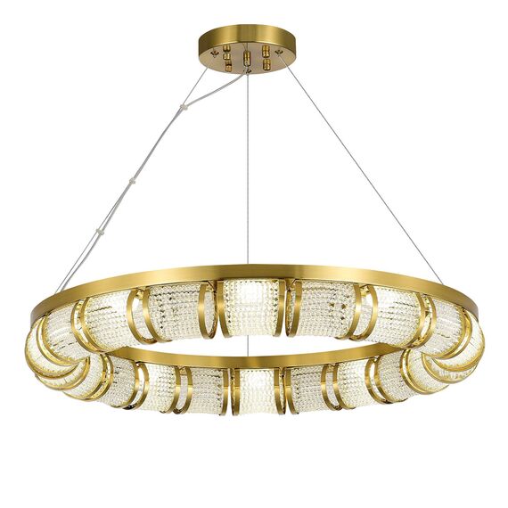 ST LUCE SL6011.313.01 Светильник подвесной ST-Luce Латунь/Прозрачный LED 1*65W