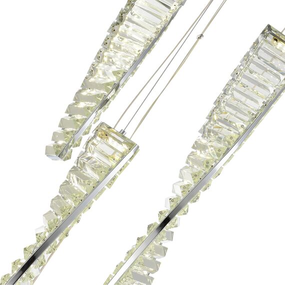 ST LUCE SL6205.103.05 Светильник подвесной ST-Luce Хром/Прозрачный LED 1*55W 4000K, изображение 2