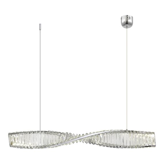 ST LUCE SL6205.113.01 Светильник подвесной ST-Luce Хром/Прозрачный LED 1*21W 4000K
