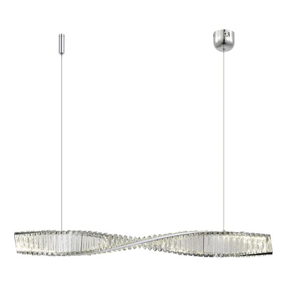ST LUCE SL6205.123.01 Светильник подвесной ST-Luce Хром/Прозрачный LED 1*25W 4000K