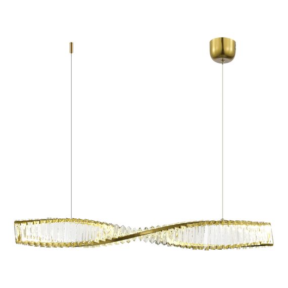 ST LUCE SL6205.313.01 Светильник подвесной ST-Luce Латунь/Прозрачный LED 1*21W 4000K