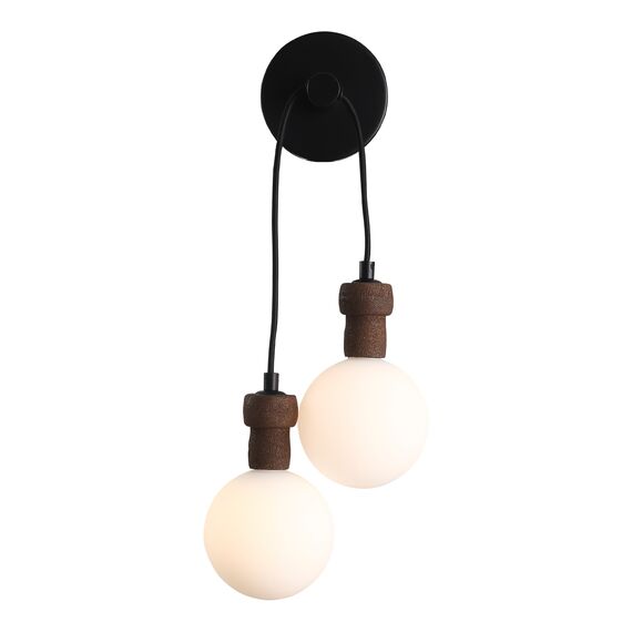 ST LUCE SL6226.411.02 Светильник настенный ST-Luce Черный/Белый G9 2*5W 4000K, изображение 2