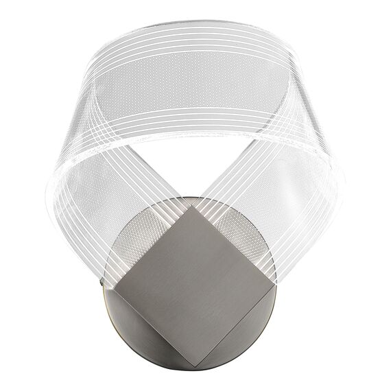 ST LUCE SL6235.101.04 Светильник настенный ST-Luce Никель/Прозрачный LED 1*4W 4000K, изображение 2