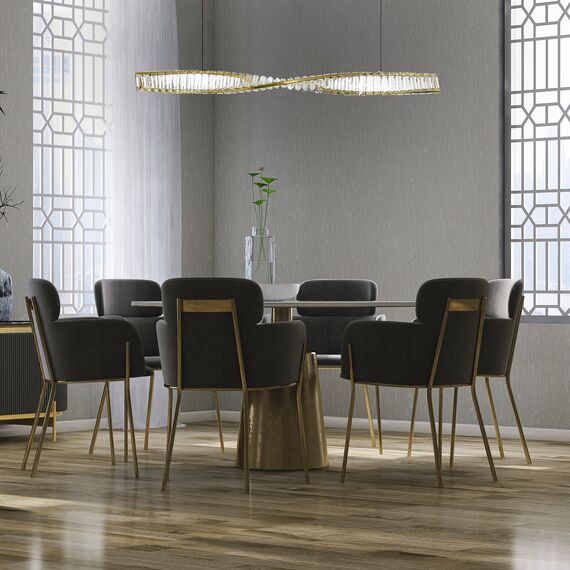 ST LUCE SL6205.123.01 Светильник подвесной ST-Luce Хром/Прозрачный LED 1*25W 4000K, изображение 7