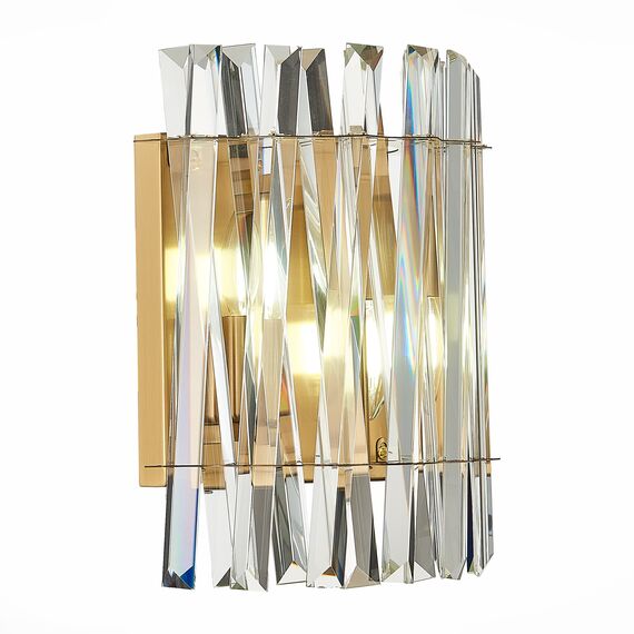 ST LUCE SL1170.301.02 Бра ST-Luce Латунь/Прозрачный E14 2*40W