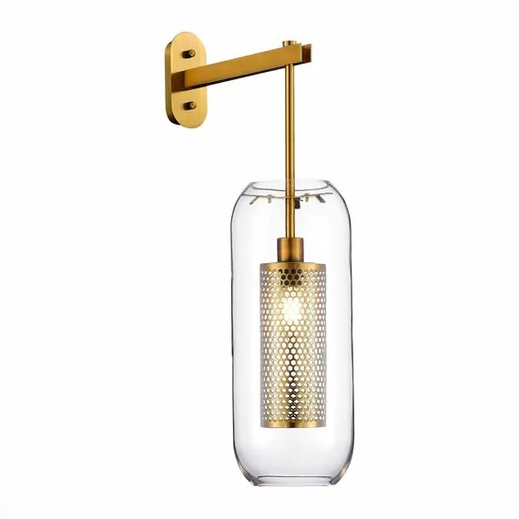 ST LUCE SL1048.301.01 Бра ST-Luce Латунь/Прозрачный E14 1*40W