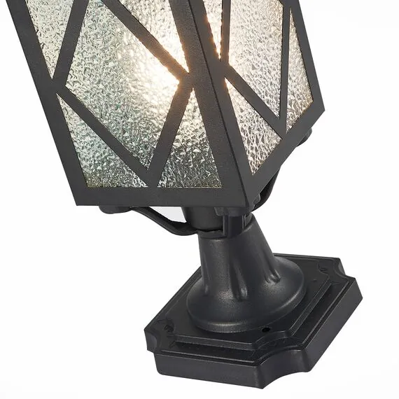 ST LUCE SL084.405.01 Светильник уличный наземный ST-Luce Черный/Черный, Прозрачный E27 1*60W, изображение 2